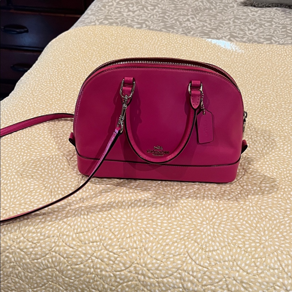 Coach Fuchsia Crossbody Bag